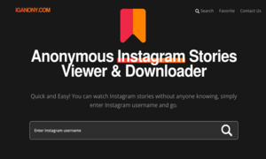 IgAnony: Veja Stories e Faça Download Anonimamente!